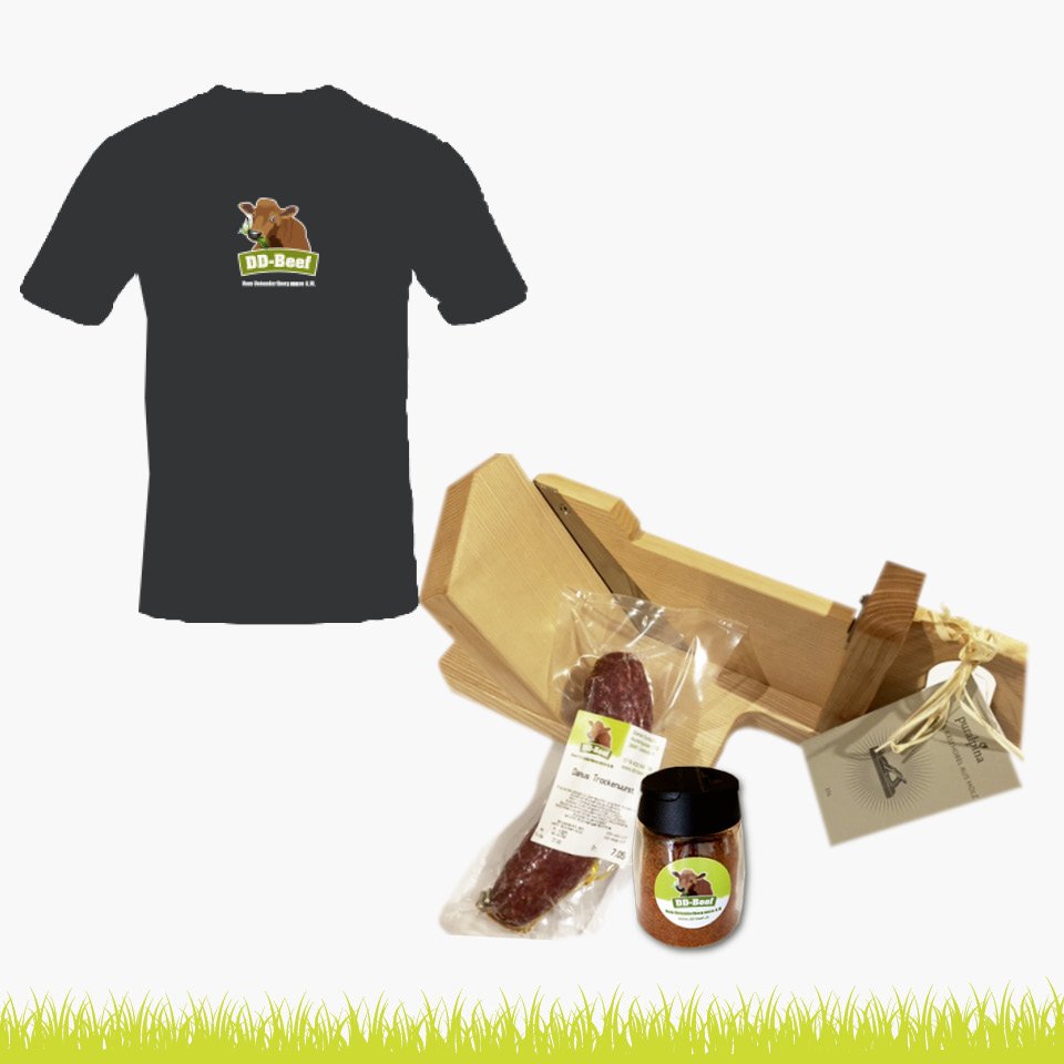 Unternehmensauftritt DD-Beef, Fleisch ab Hof