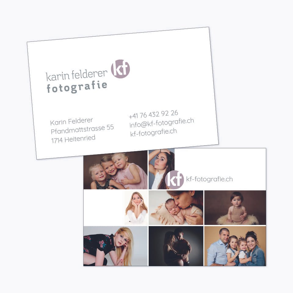 Karin Felderer Fotografin Visitenkarte