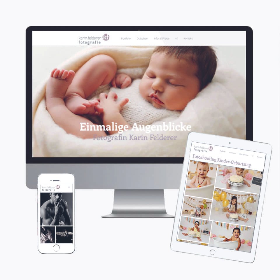 Karin Felderer Website Design