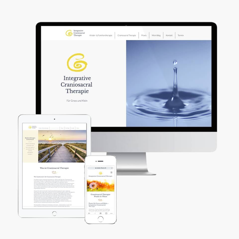 Webdesign Craniosacral Therapie