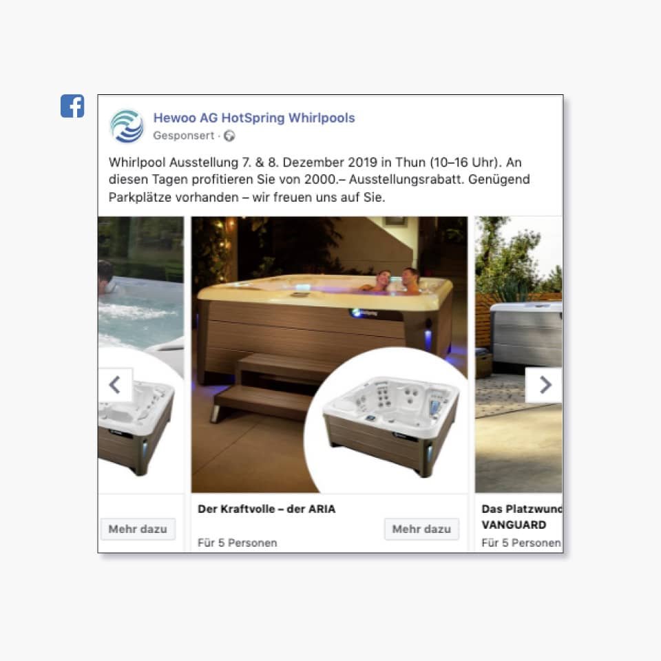Facebook Carousel Ad
