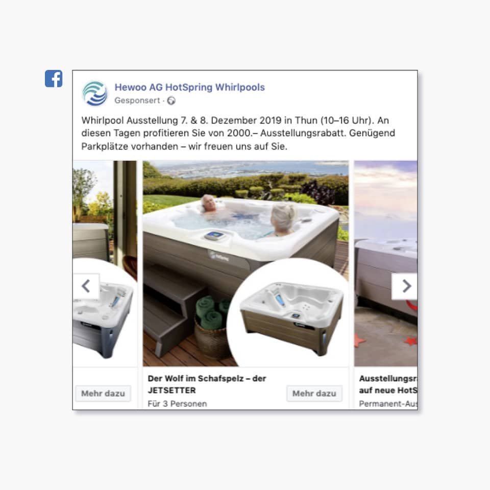 Facebook Carousel Ad