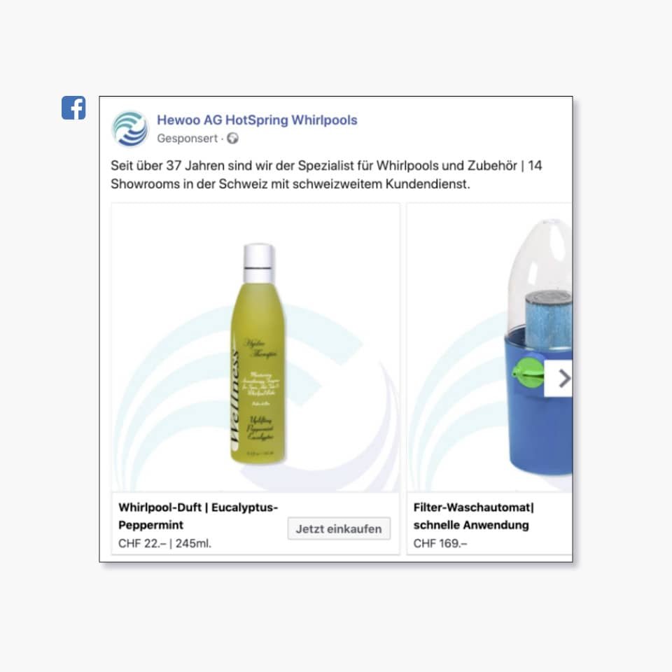 Facebook Carousel Ad