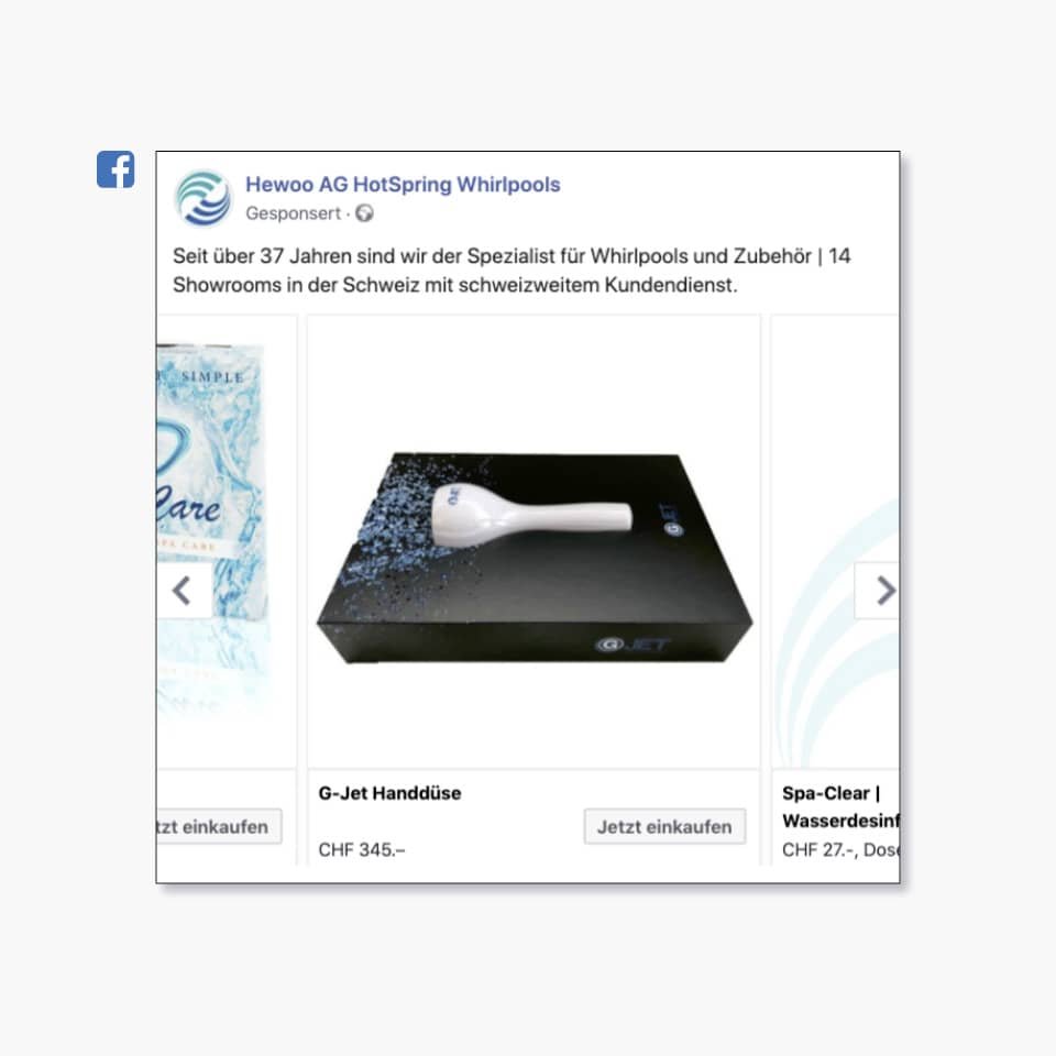 Facebook Carousel Ad