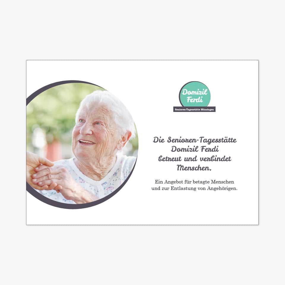 Postkarte Seniorentagesstätte