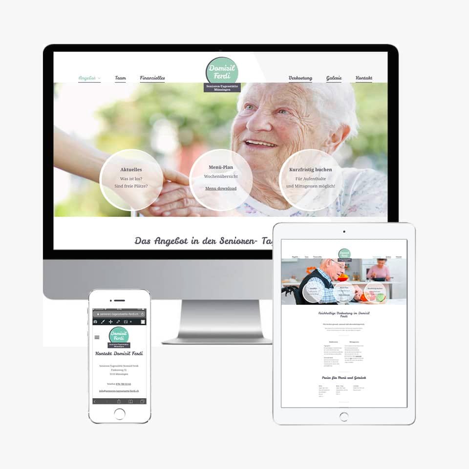 Webdesign Seniorentagesstätte