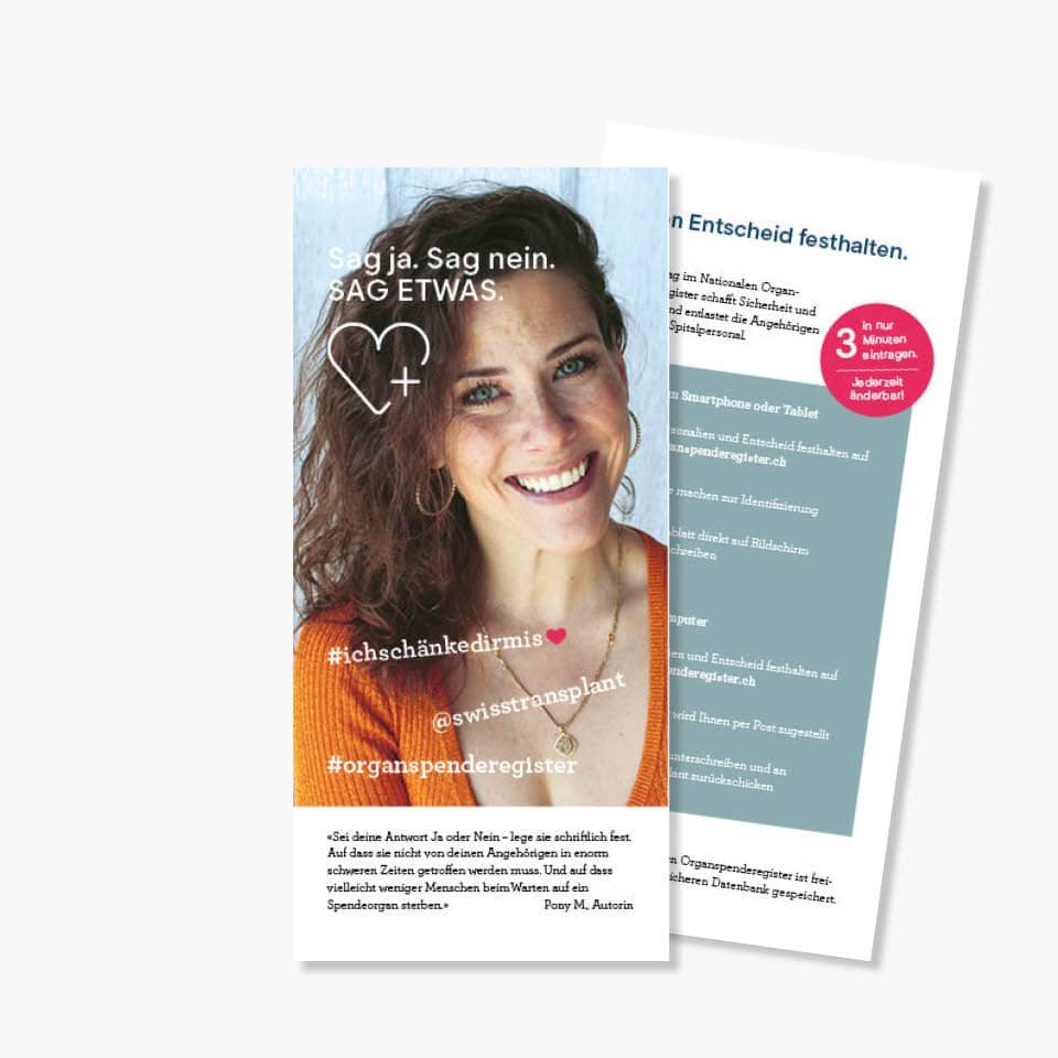 Swisstransplant Broschüre