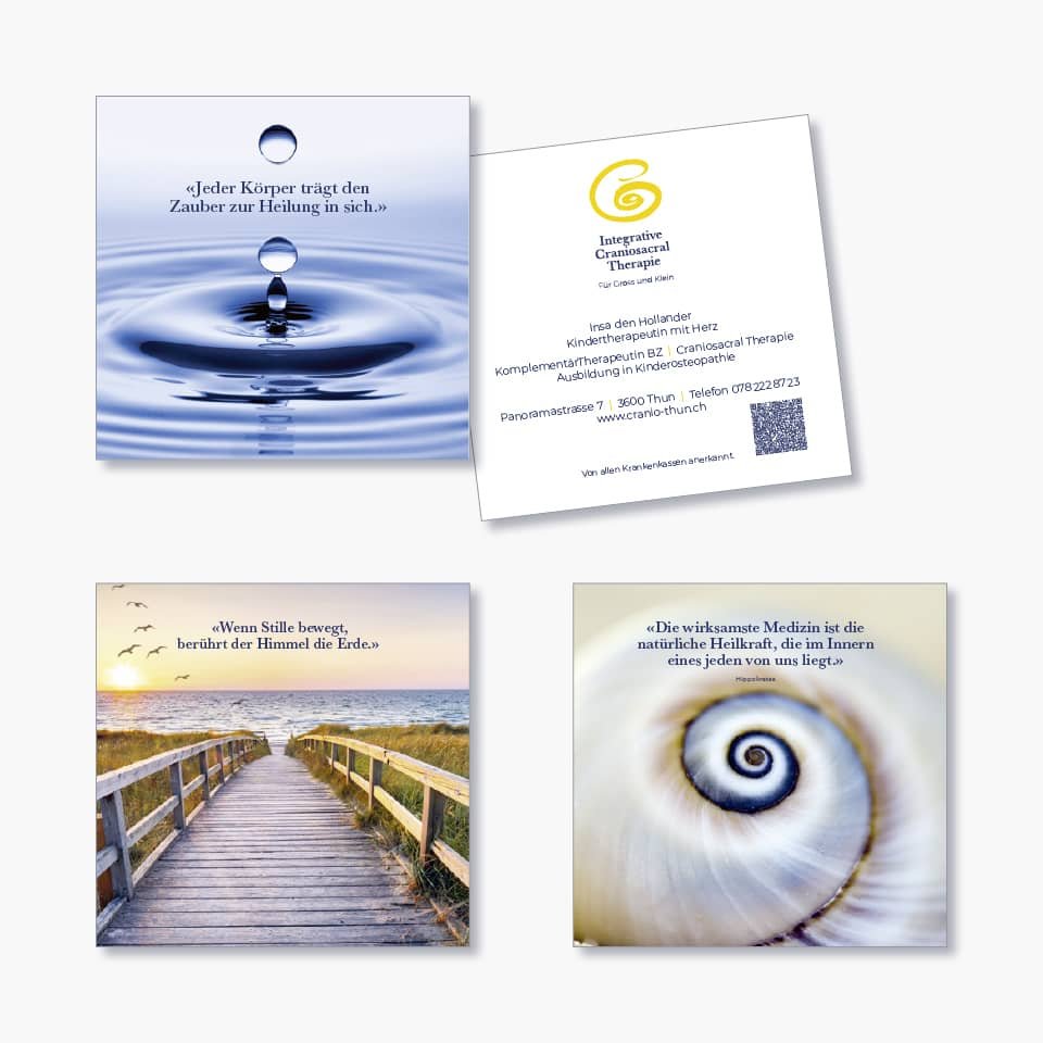 Craniosacral Thun Hollander Postkarten