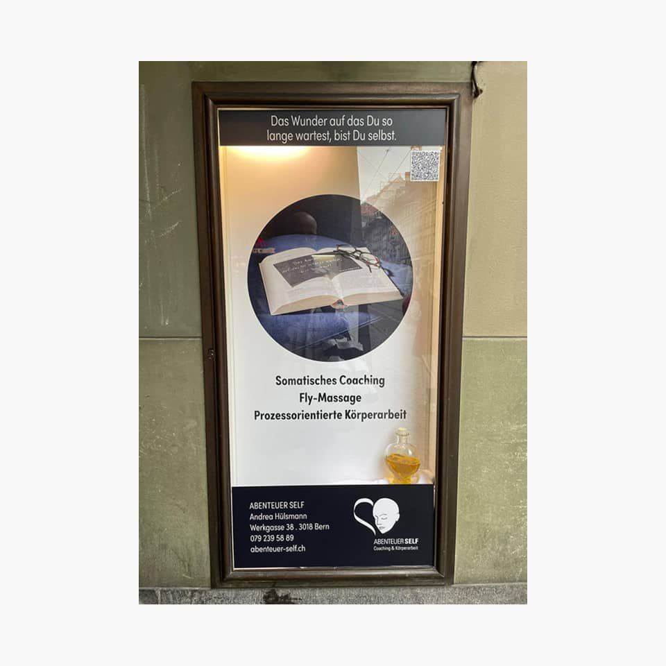 Hülsmann Firmenauftritt Schaufenster Tantra