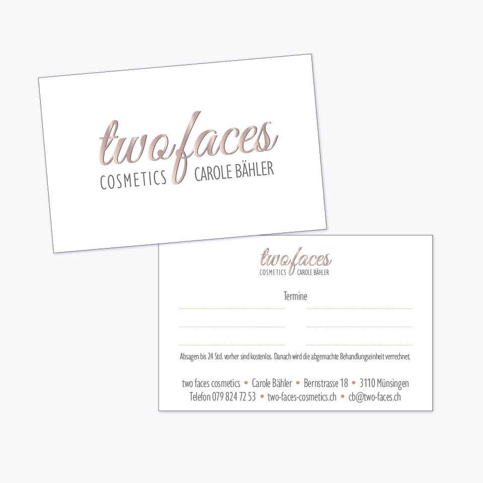 Visitenkarte Kosmetikerin