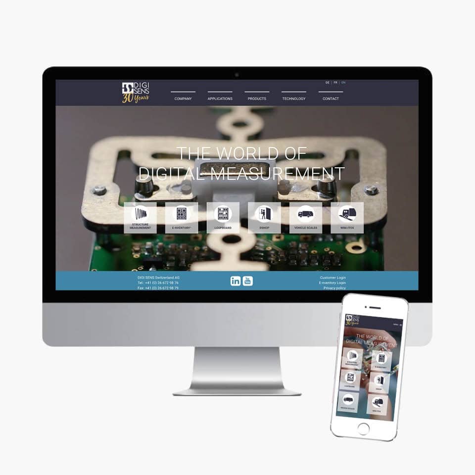 Digi Sens Webdesign omstructur