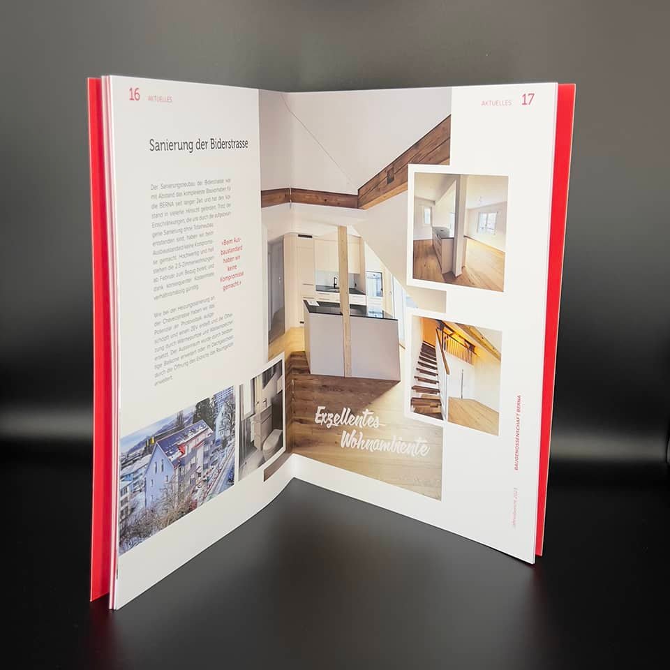 Jahresbericht Baugenossenschaft 23 Innenseite