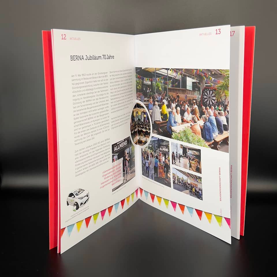 Jahresbericht Baugenossenschaft Innenseite